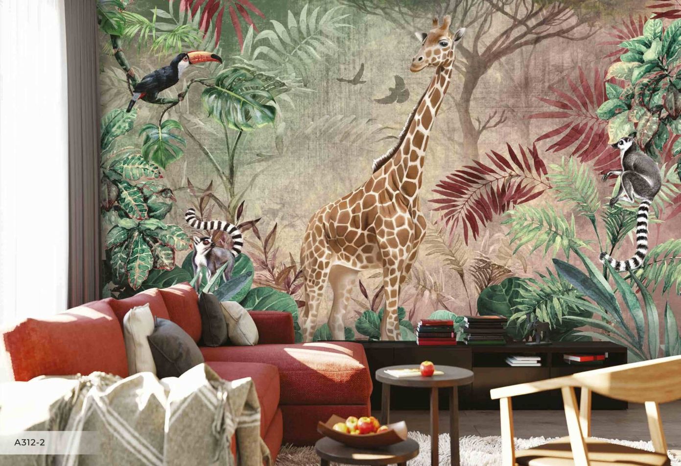Giraffe Mural