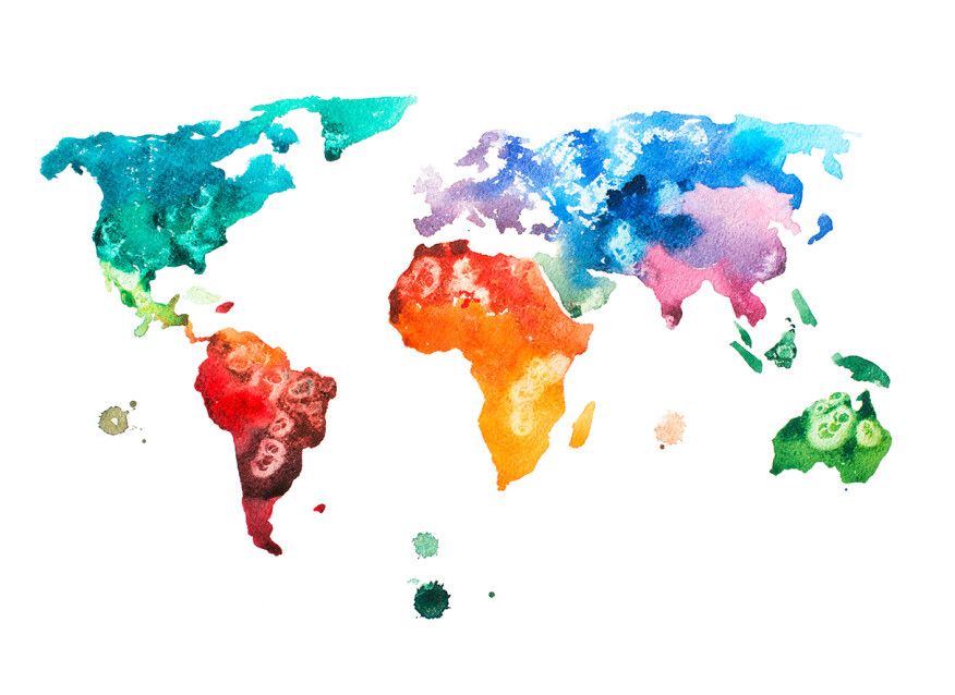 Colourful World Mural