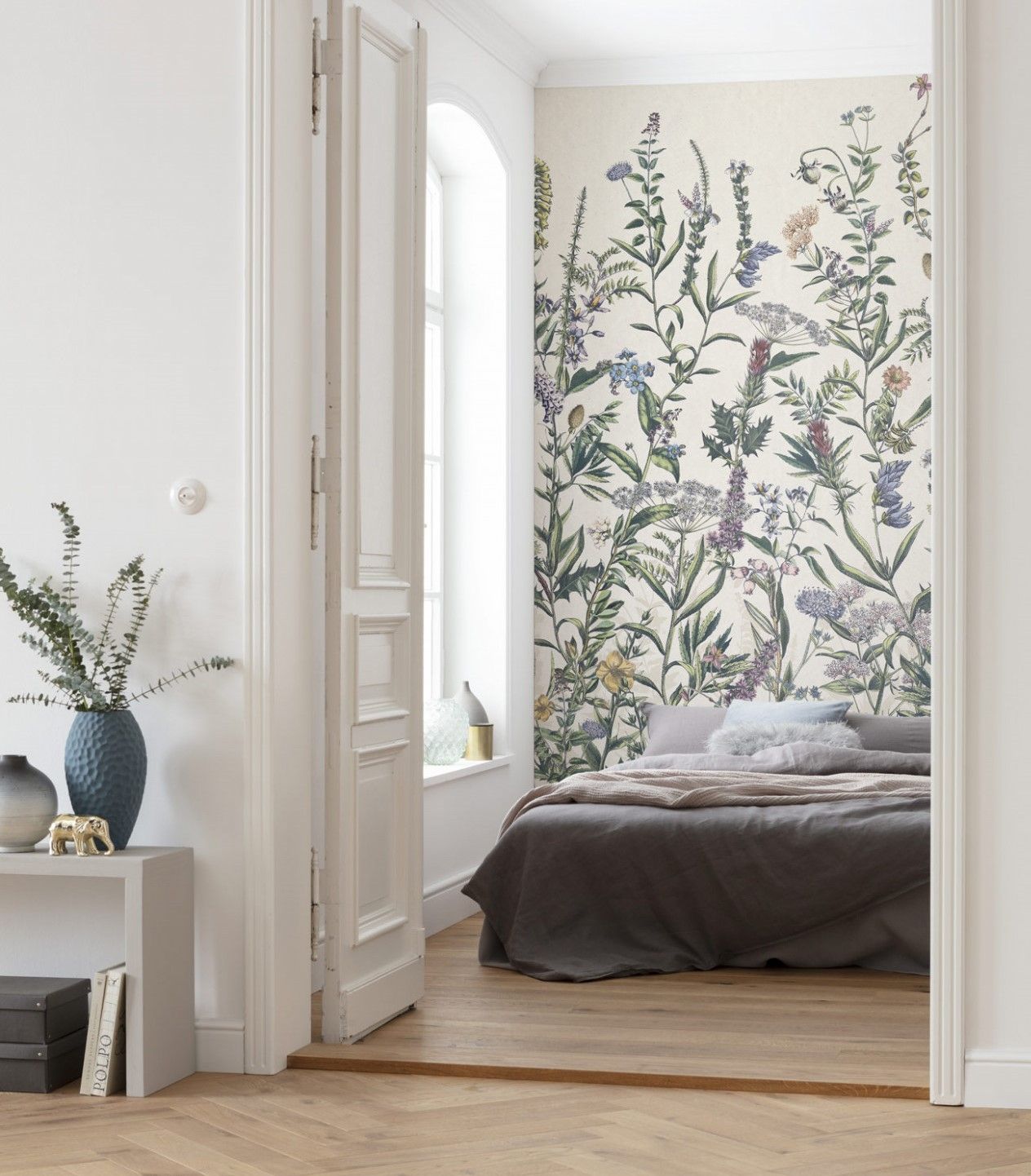 Flowering Herbs Mural
