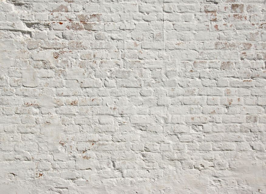 Whitewash Brick Mural