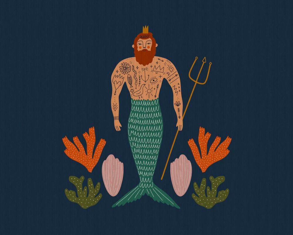Down Under Mural - Merman