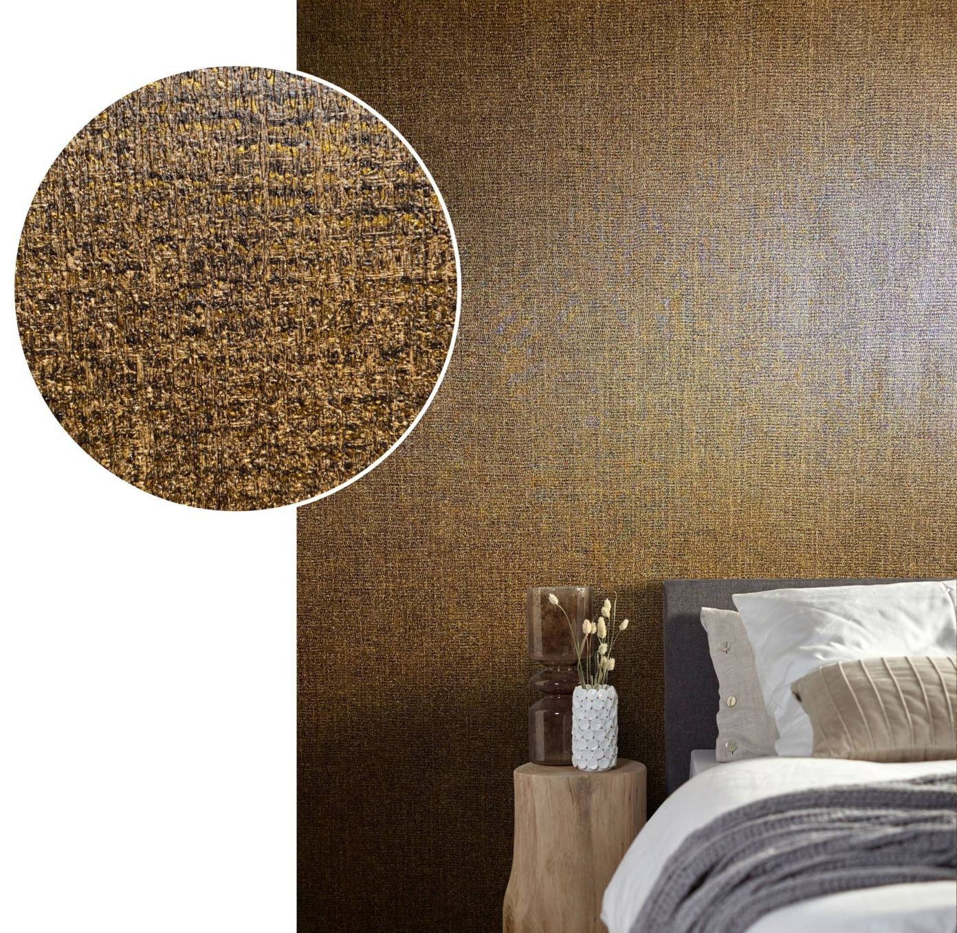 Copper - Metallic Tweed