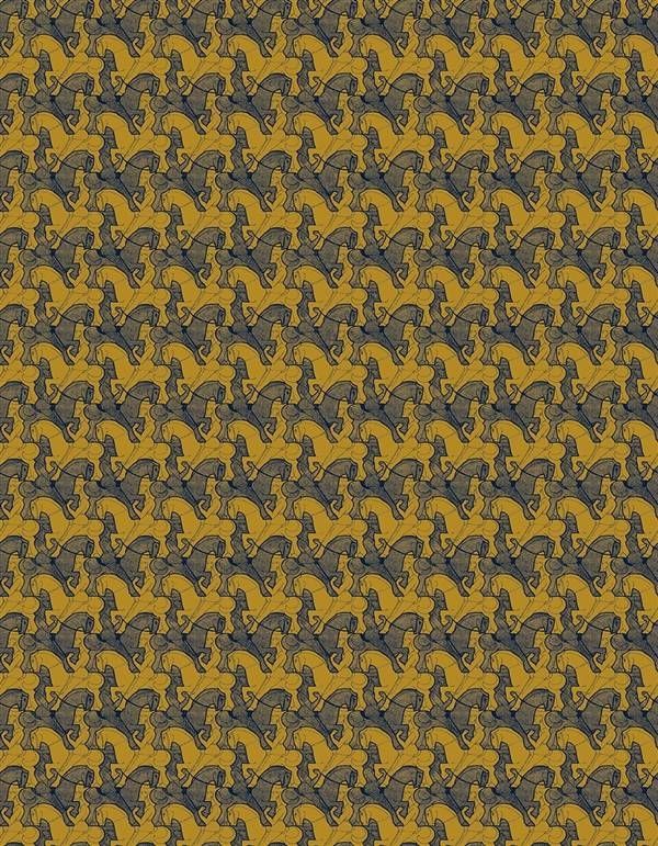 Mustard - Horseman by Escher