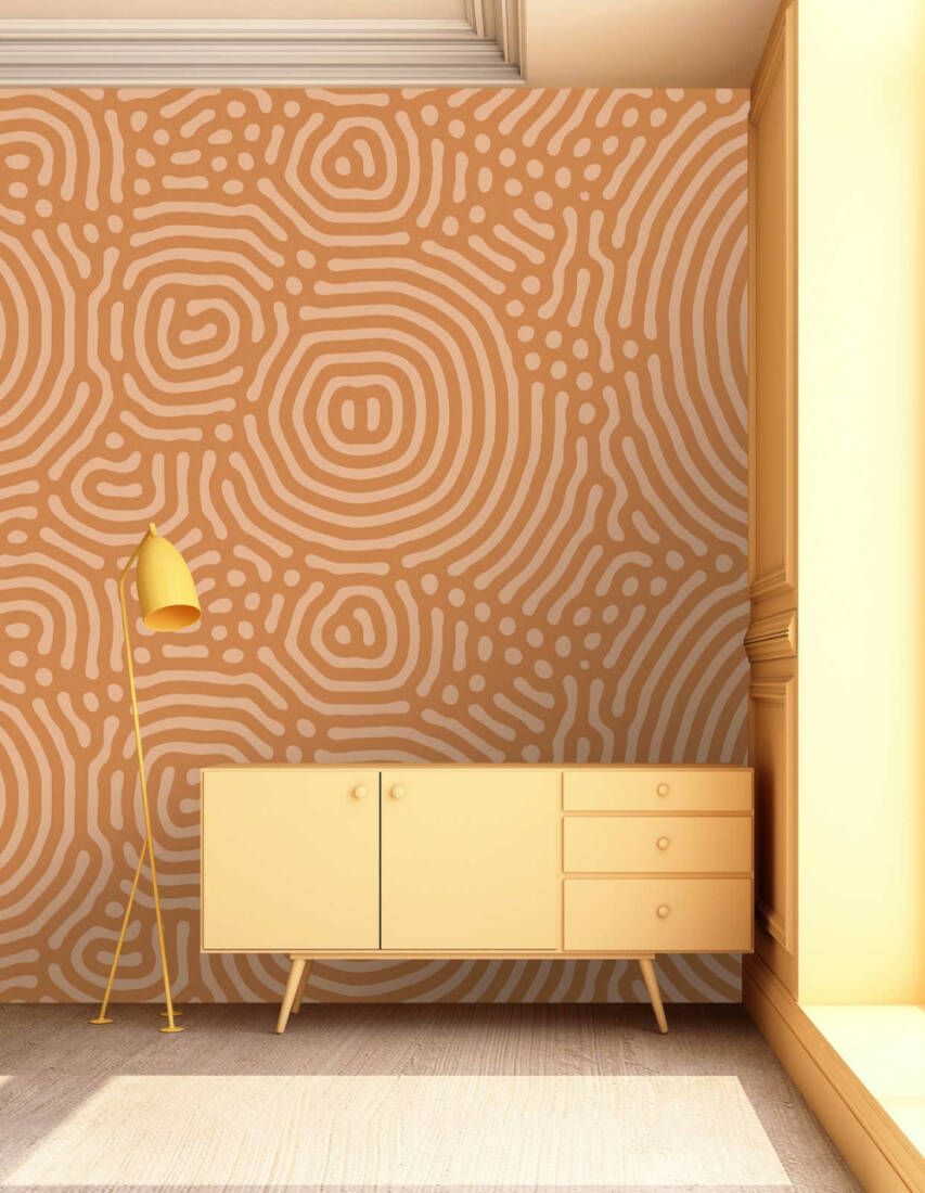 Sahel Mural - Ochre