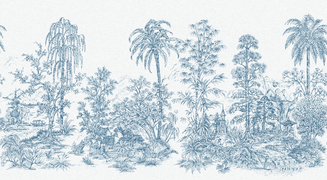 Mandalay Mural - Blue