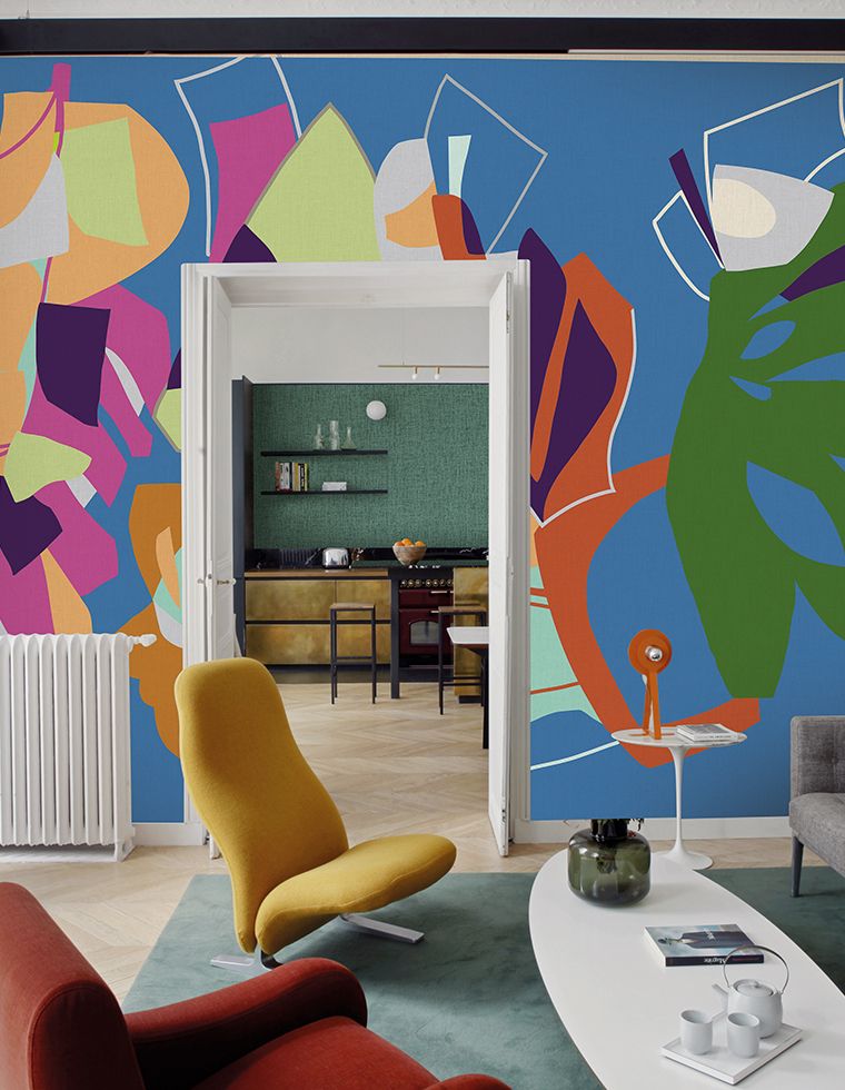 Nizza Mural - Blue