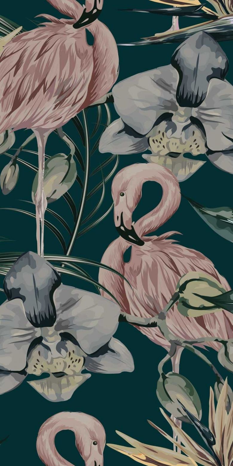 Green - Tropical Flamingo
