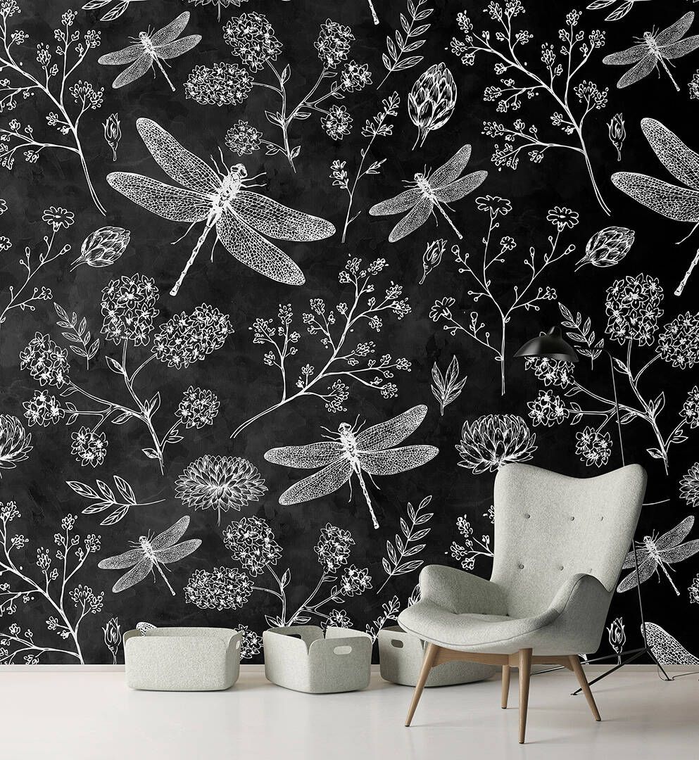 Blackboard Garden Mural