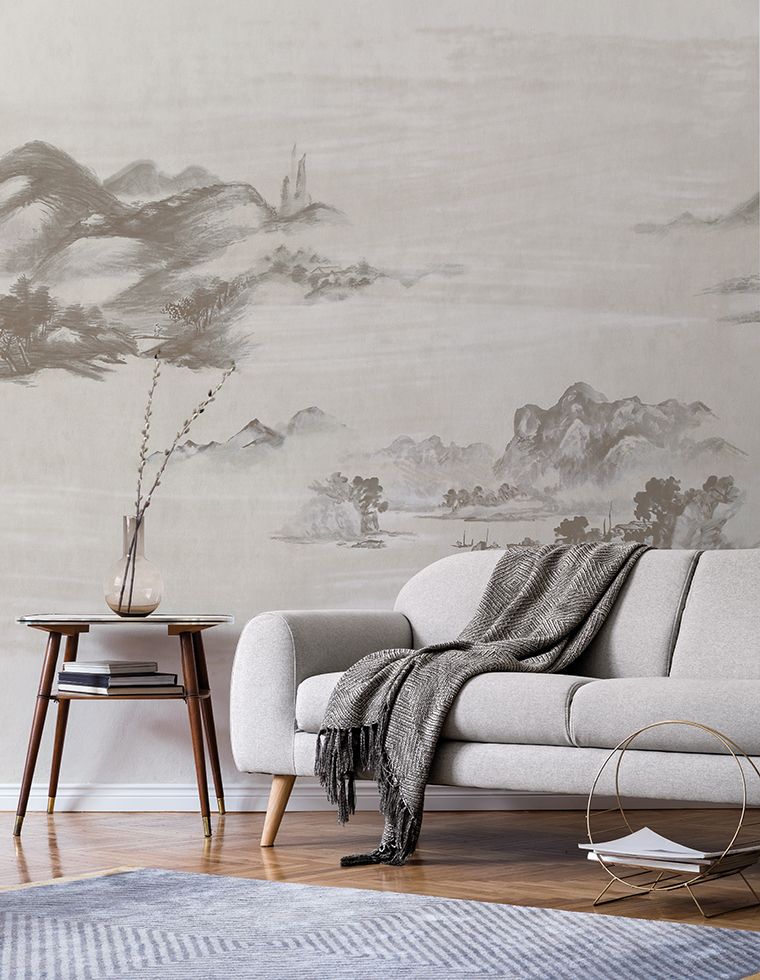 Kawa Mural - Grey
