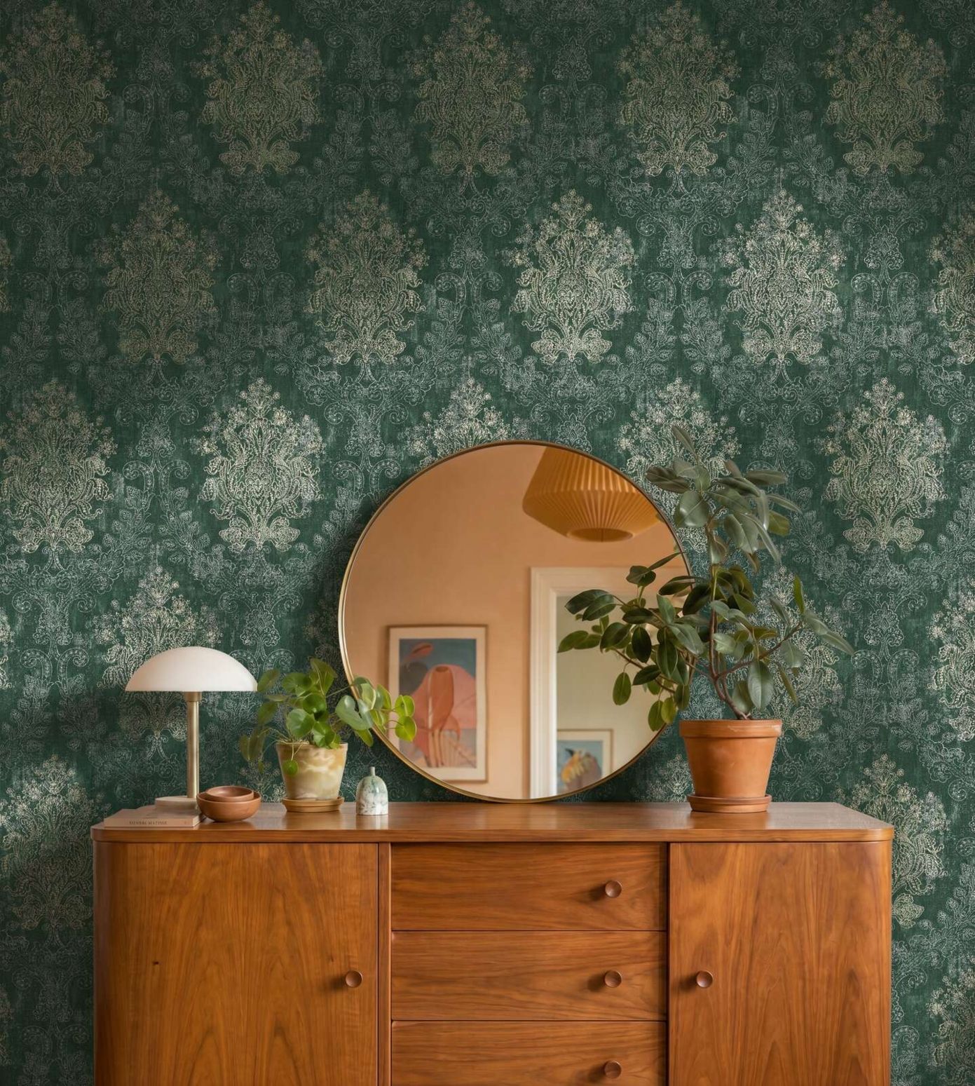Green - Spectra Damask