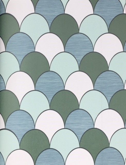 Teal - Scales by Escher