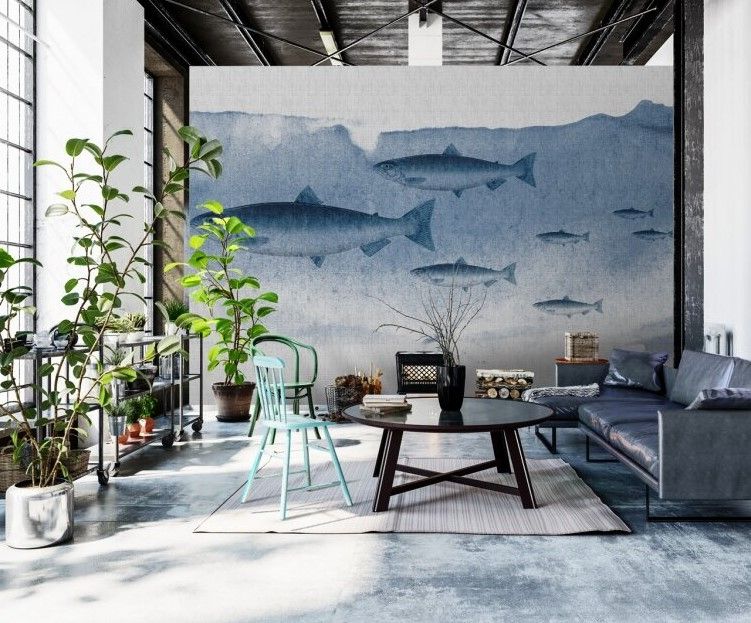 Into the Blue Mural - Blue