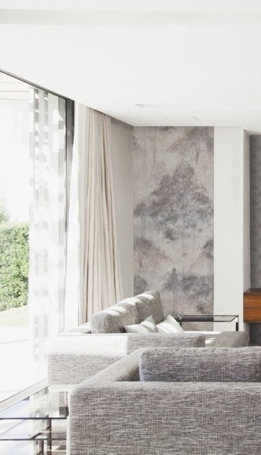 Silver Forest Panel Mural