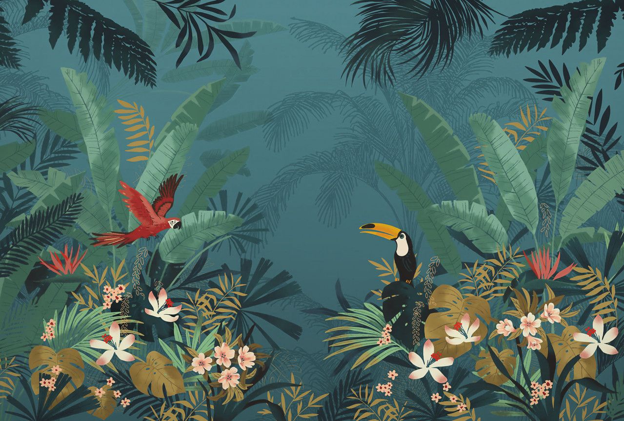 Enchanted Jungle Mural