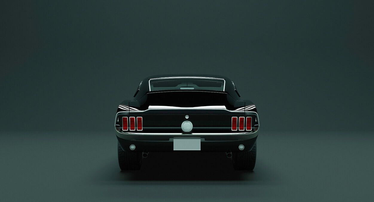 Mustang 3 Mural