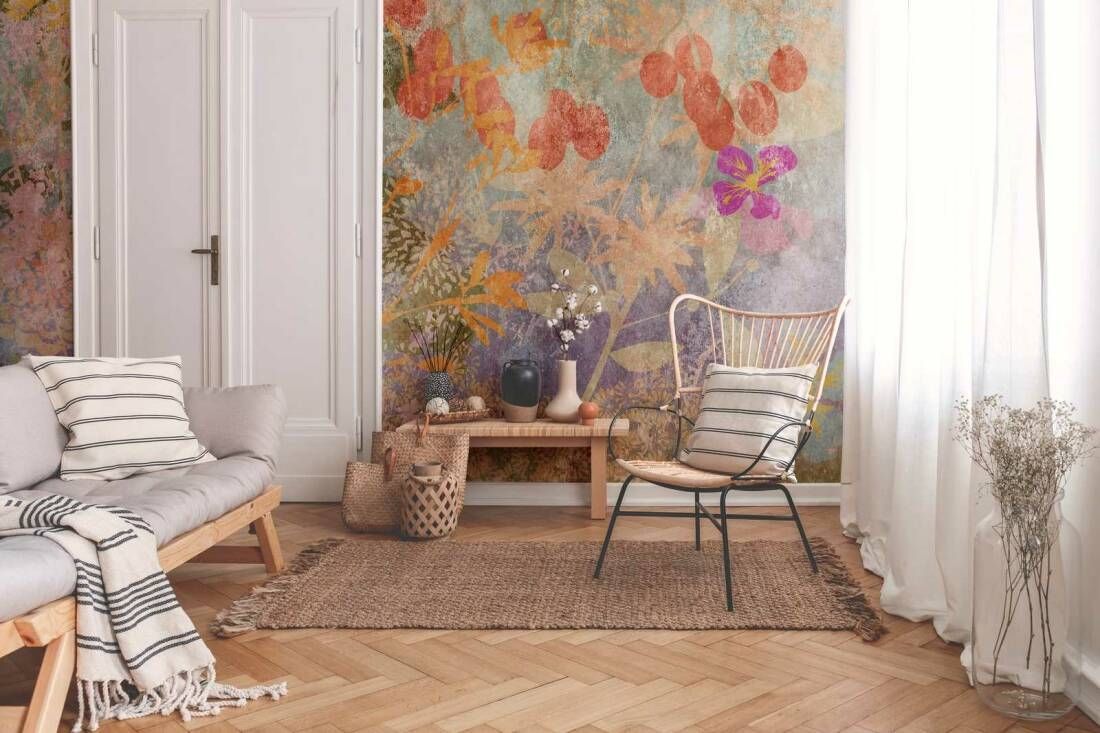 Floral Fresco Mural
