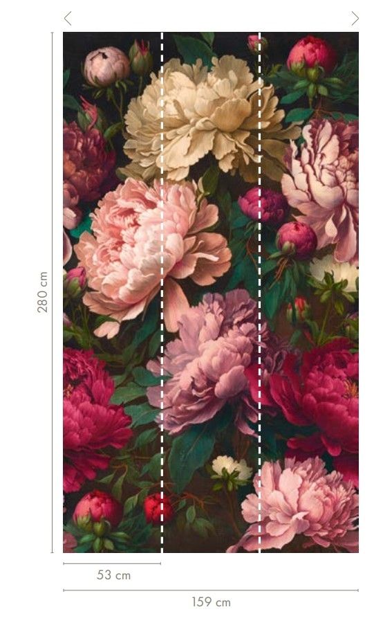 Floral Grandeur Panel