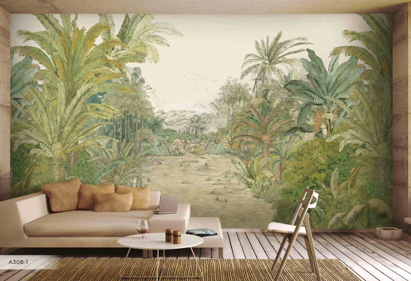 Desert Palm Mural