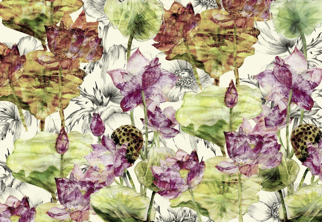 Lotus Flower Mural