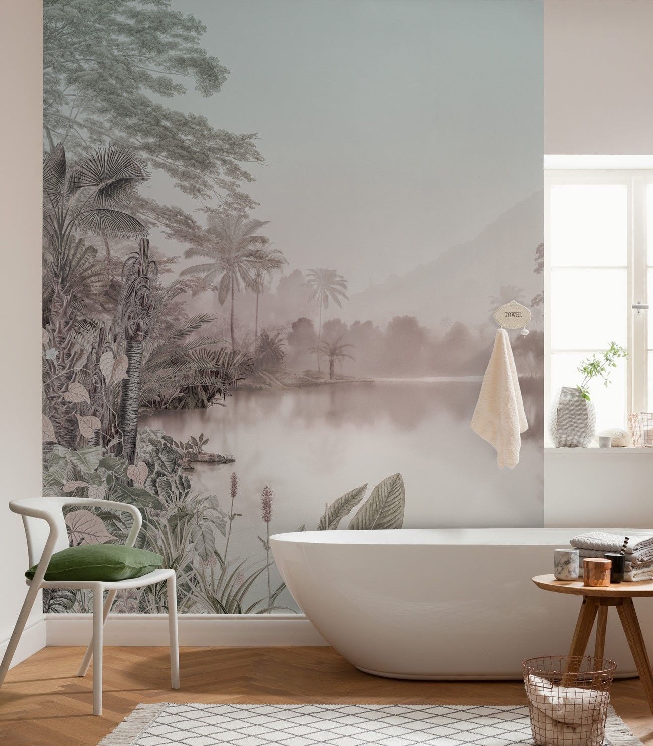Lac des Palmiers Mural