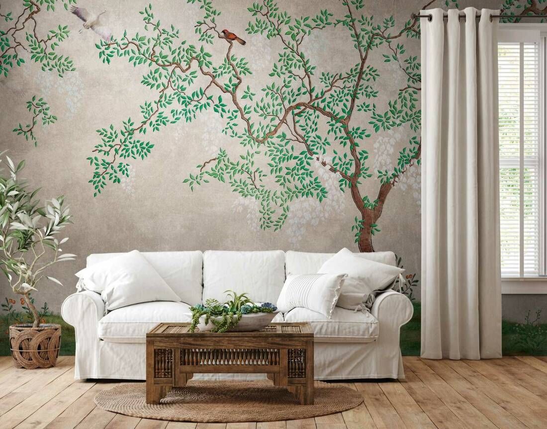 Chateau Chinoiserie Mural