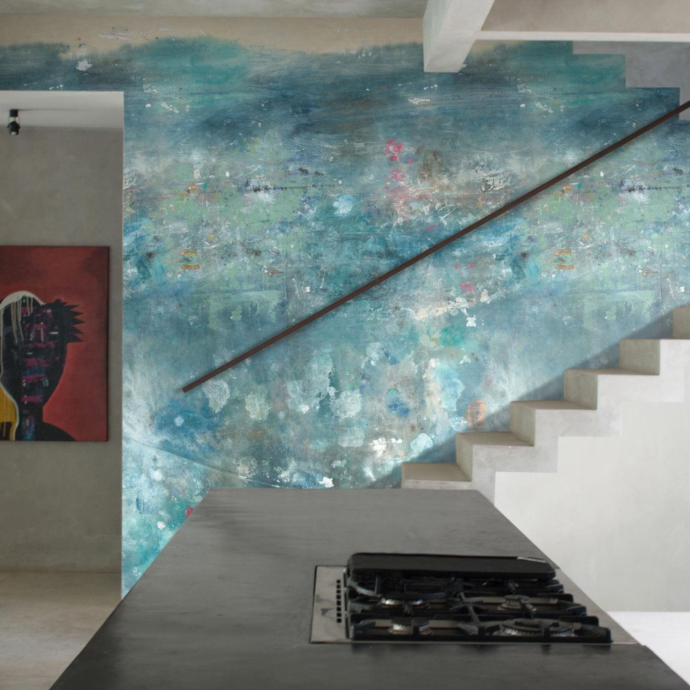 Teal - Oh LaLa Mural