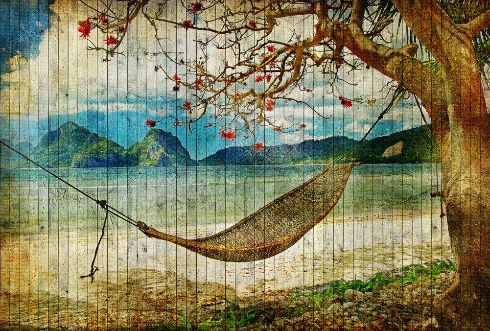 Tahiti Hammock Mural
