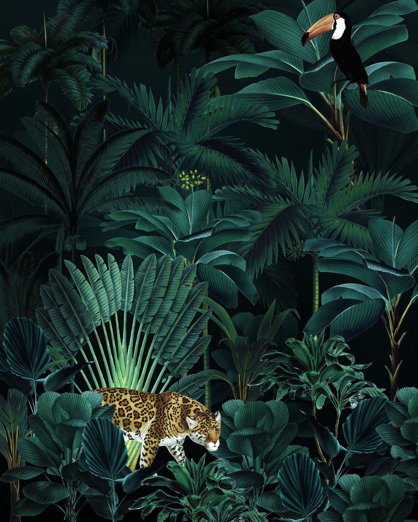 Jungle Night Mural