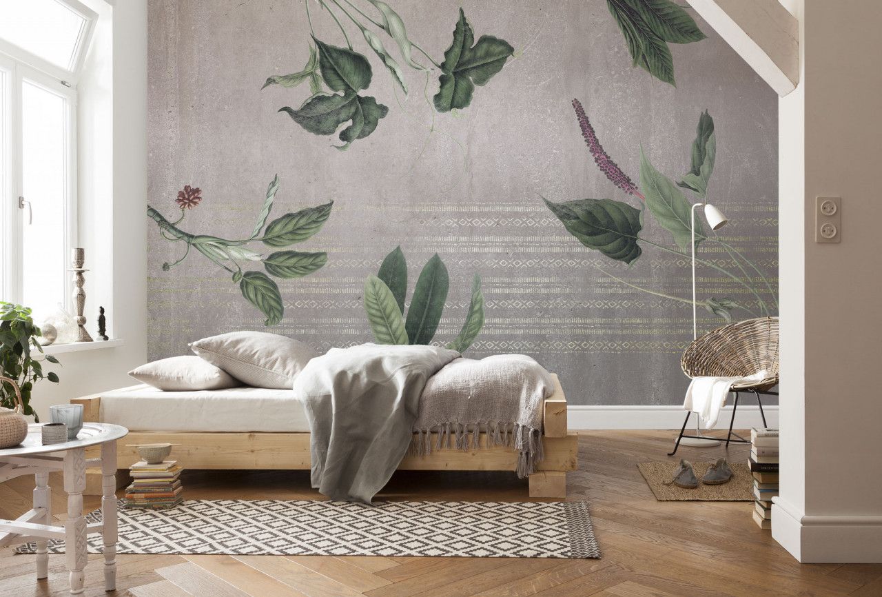 Tropic Concrete Mural