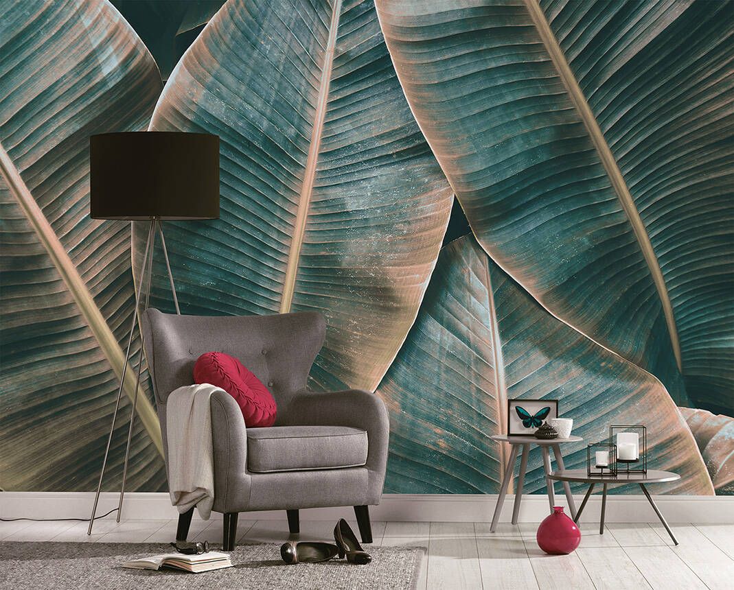 Banana Leaves Mural