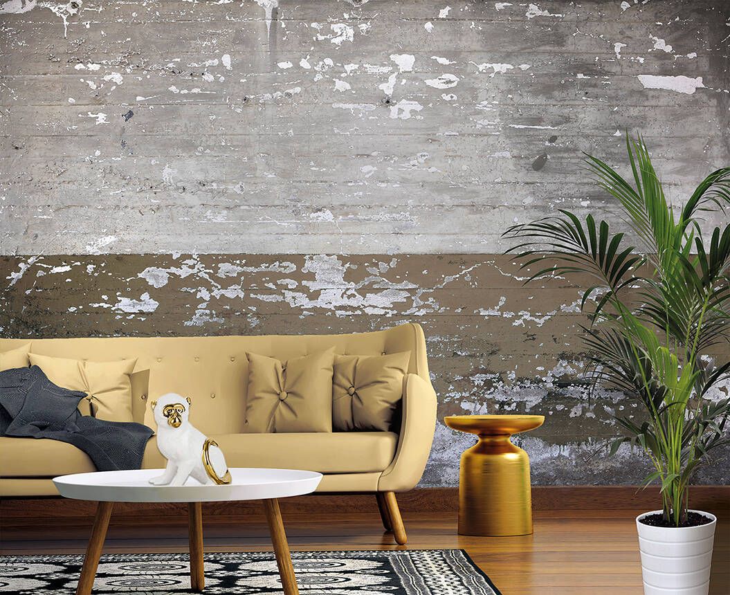 Painted Concrete Mural