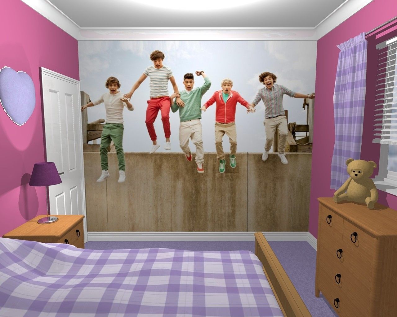 One Direction Jump Mural
