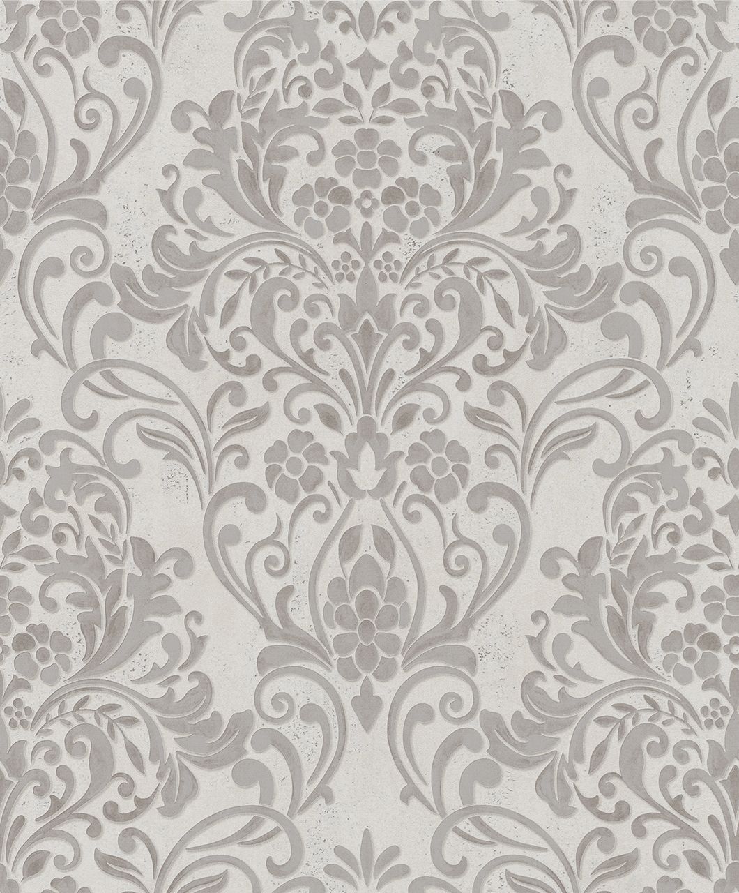 Pewter - Glam Damask