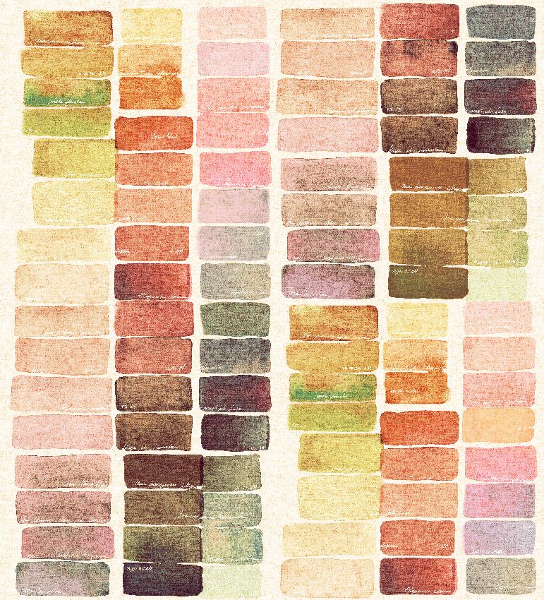 Clichy Mural - Rose