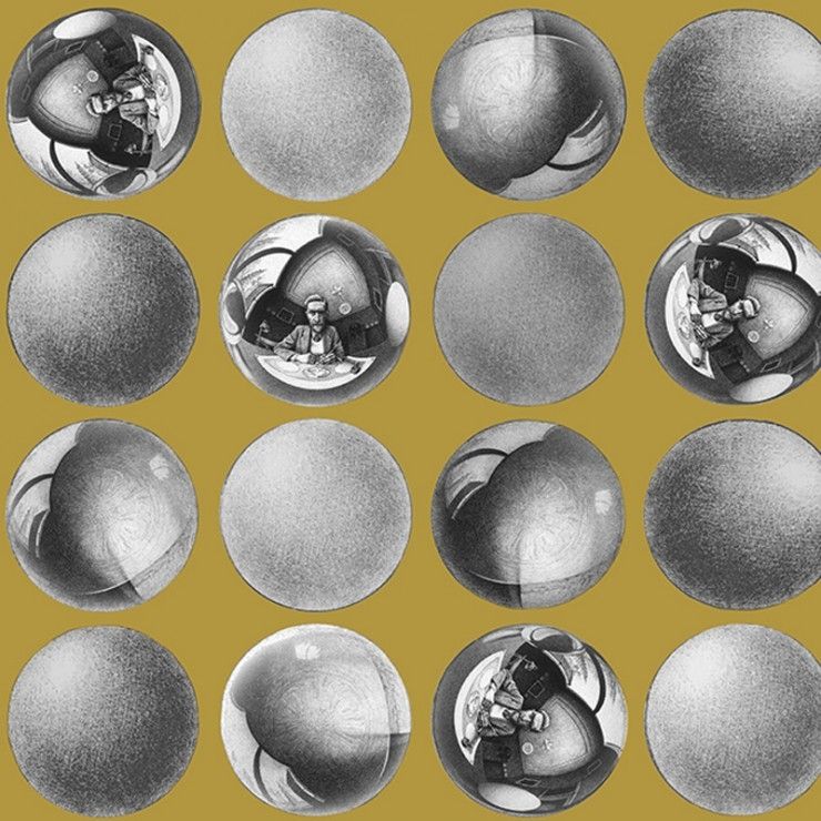 Mustard - Sphere by Escher