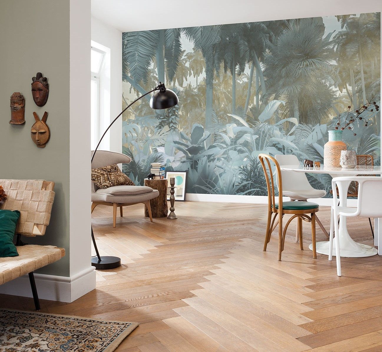 Misty Jungle Mural