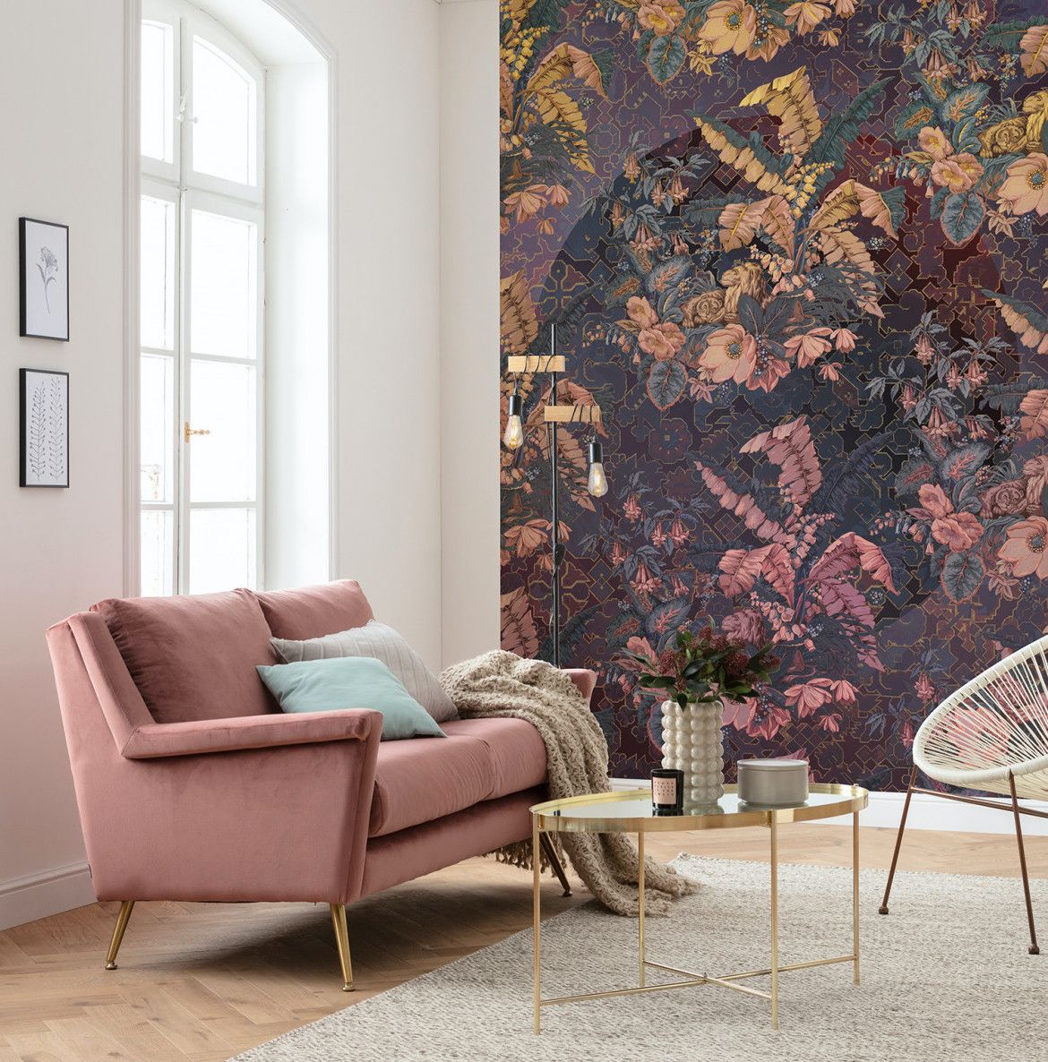 Orient Violet Mural