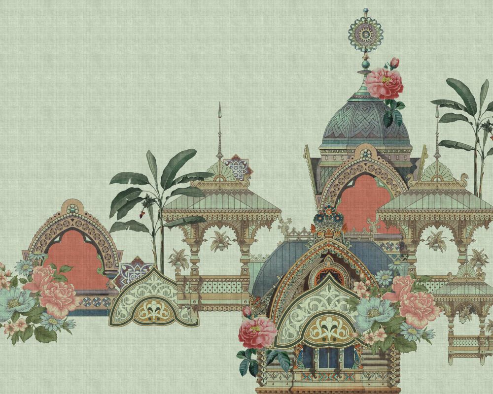 Jaipur Mural - Green