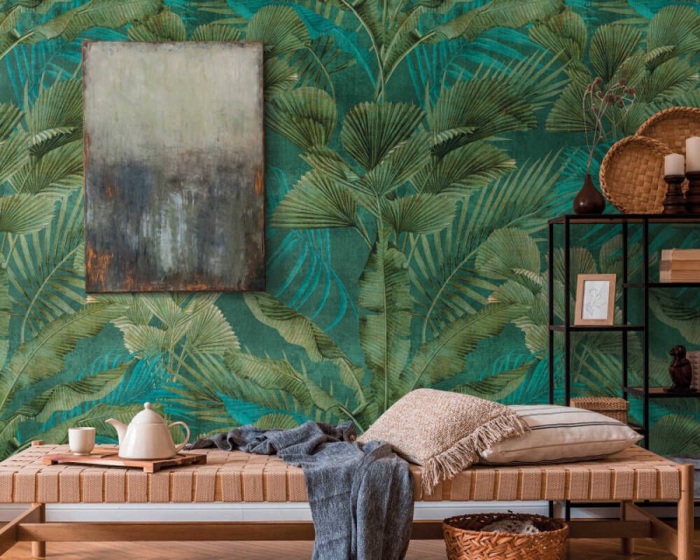 Gabon Panel - Teal