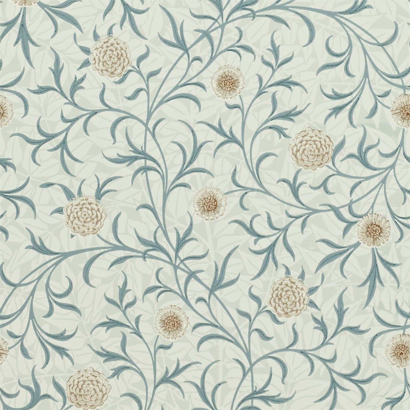 Blue - Scroll by Morris