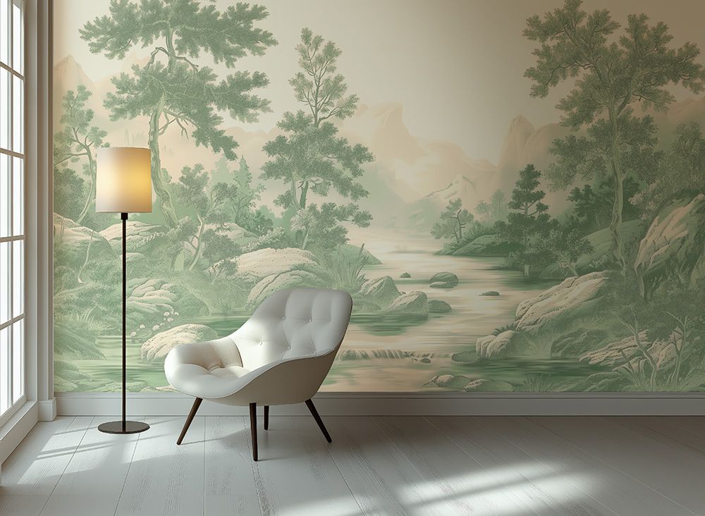 Arcadia Mural - Green