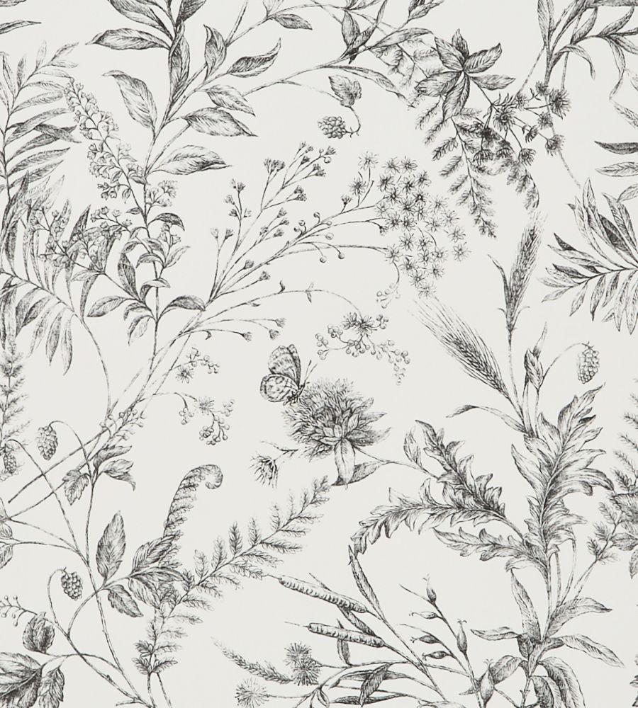 Charcoal - Fern Toile by Ralph Lauren