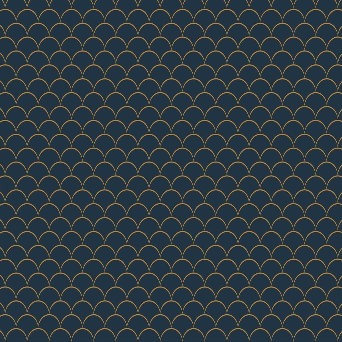 Navy - Little Scales by Escher