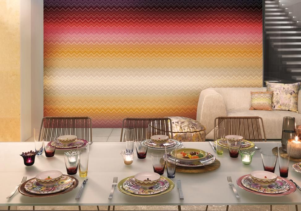 Zig Zag Mural by Missoni - Multicolour