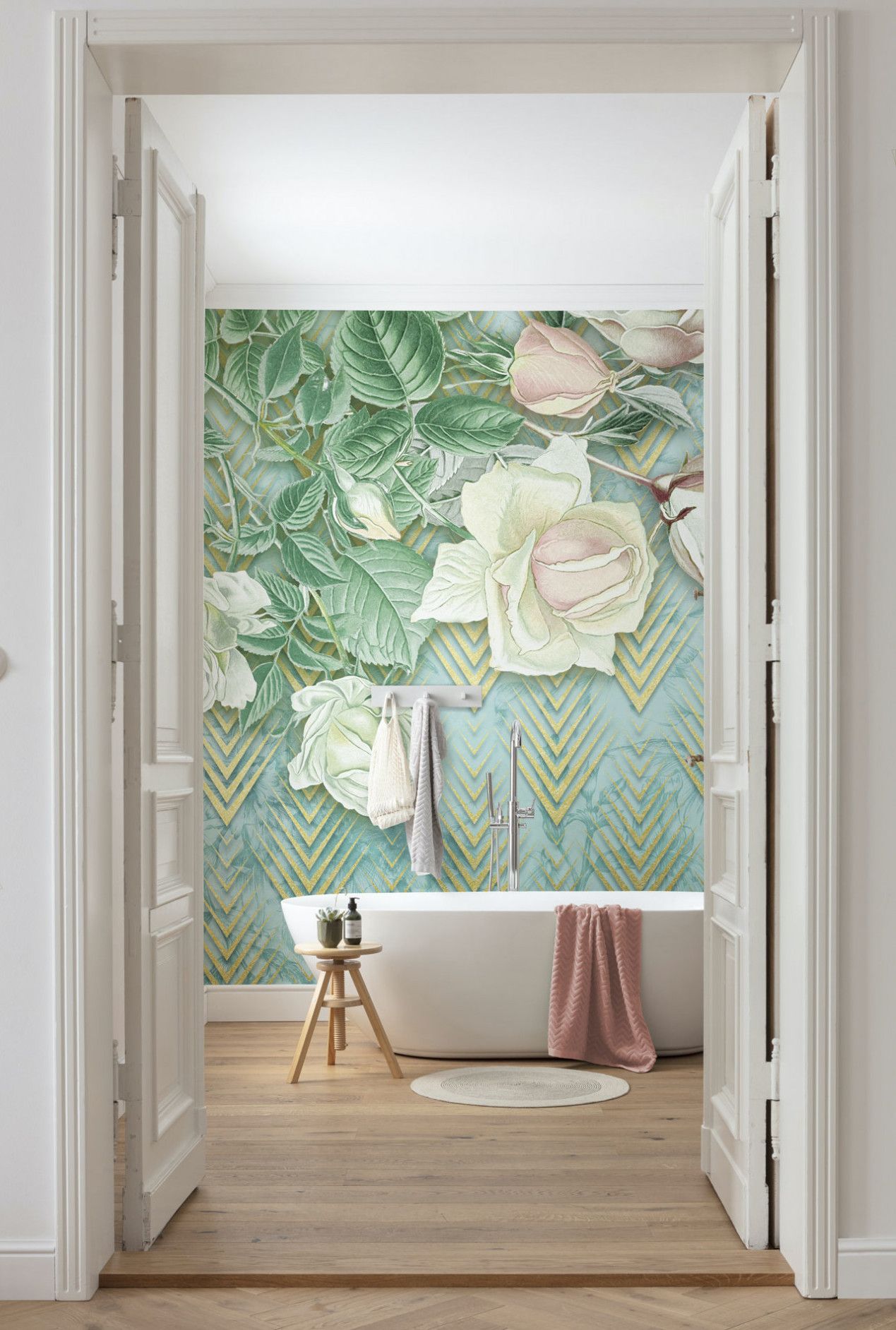 Rose Poem Mural