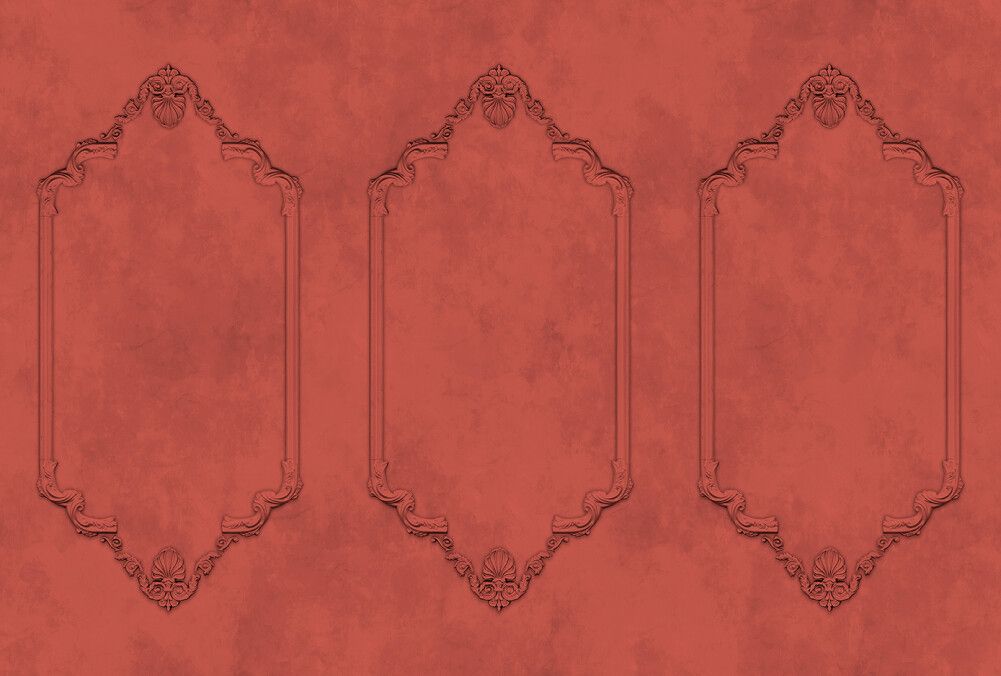 Frames Mural - Terracotta