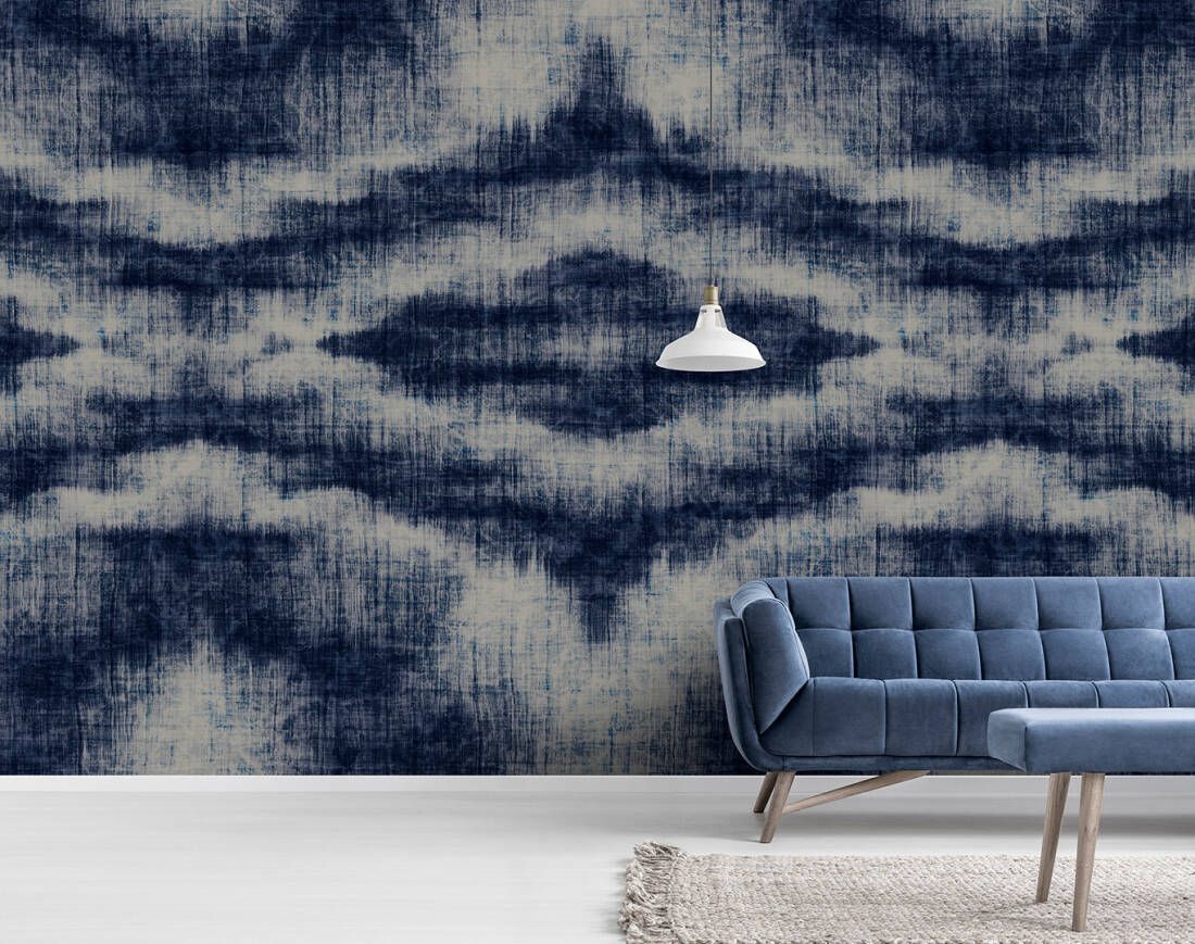Canvas 1 Mural - Indigo