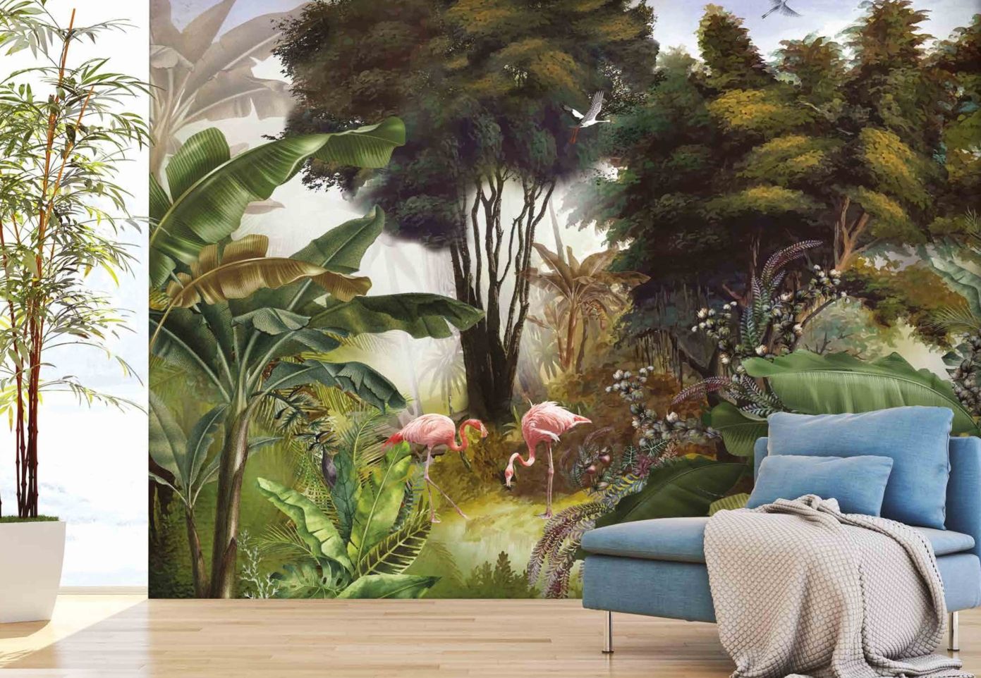Flamingo Mural