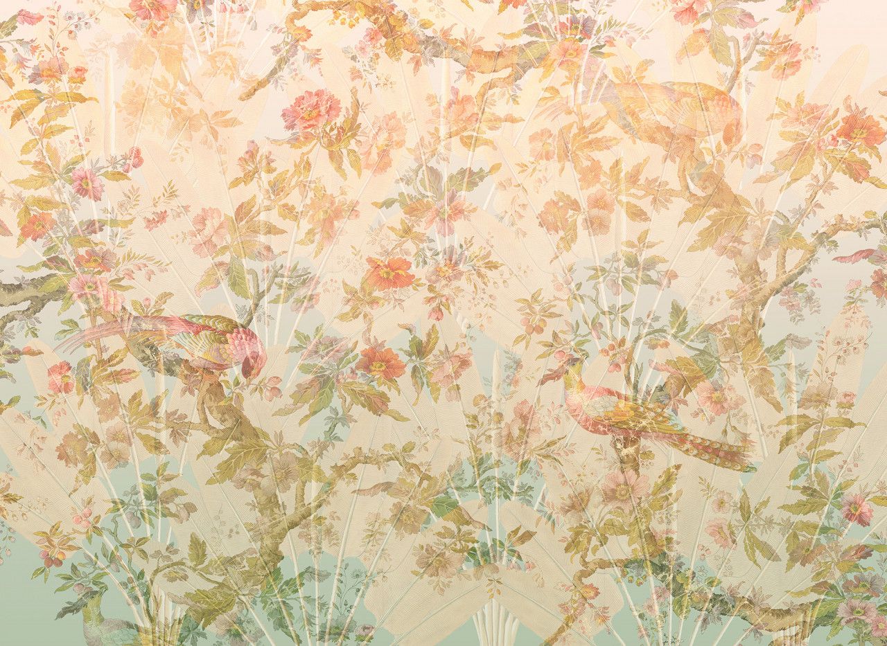 Oiseau de Paradis Mural