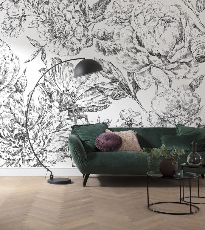 Flowerbed Mural